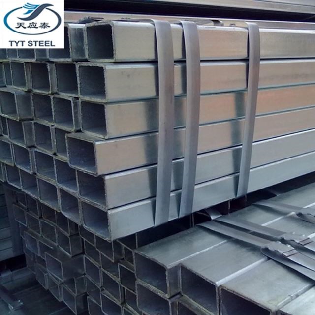 Tüzihorganyzott négyzet alakú cső